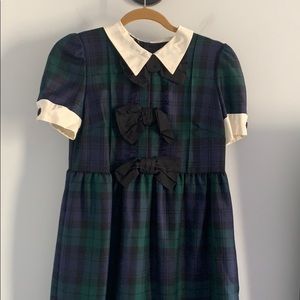 Miu Miu tartan plaid mini dress